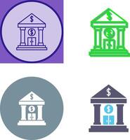 Bank Icon Design vector