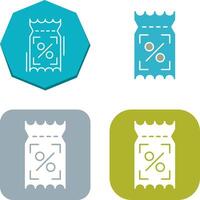 Coupons Icon Design vector