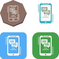 Text Icon Design vector