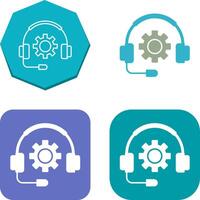 Customer Support Icon Design vector