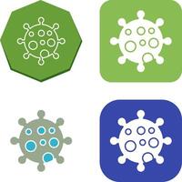 diseño de icono de virus vector