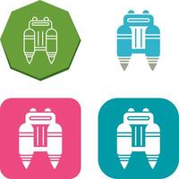 Jetpack Icon Design vector