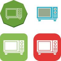 Microwave Icon Design vector