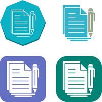 Document Icon Design vector