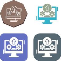 Upload Icon Design vector