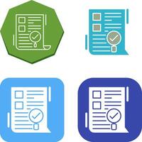 SEO Audit Icon Design vector