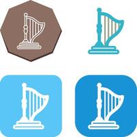 Harp Icon Design vector