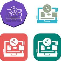 File Share Icon Design vector