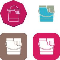 Paint Bucket Icon Design vector