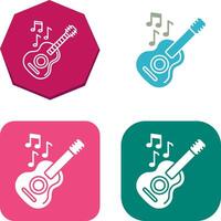 Guitar Icon Design vector