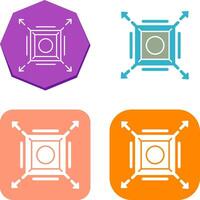 Maximize Icon Design vector