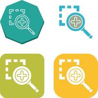 Zoom In Icon Design vector