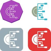 Flowchart Icon Design vector