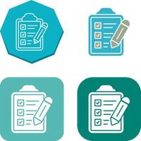 Checklist Icon Design vector