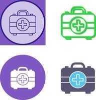 First Aid Kit Icon Design vector