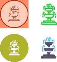 Fountain Icon Design vector