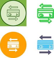 Transaction Icon Design vector