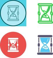 diseño de icono de reloj de arena vector