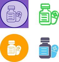 Pill Icon Design vector