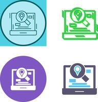 Find Location Icon Design vector