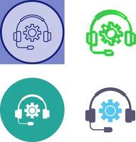 Customer Support Icon Design vector