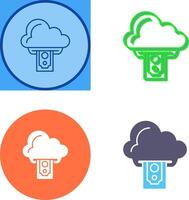 Cloud Computing Icon Design vector