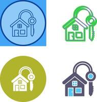 House Key Icon Design vector