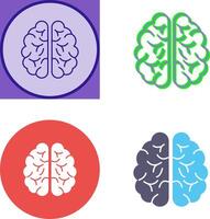 diseño de icono de cerebro vector