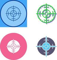 Target Icon Design vector