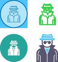 Spy Icon Design vector