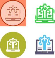 Web Development Icon Design vector