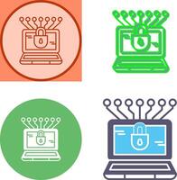 Money Hacking Icon Design vector