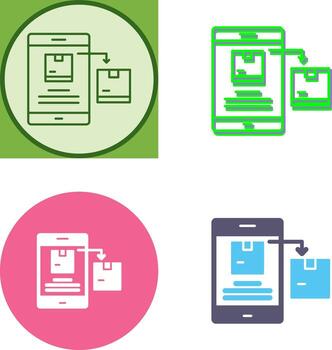 reemplazo icono diseño vector