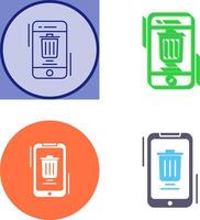 Delete Icon Design vector
