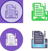 Test Icon Design vector