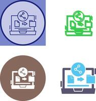 File Share Icon Design vector
