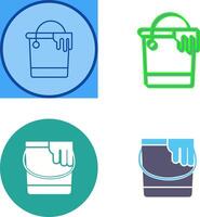 Paint Bucket Icon Design vector