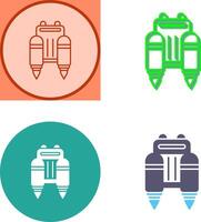 Jetpack Icon Design vector