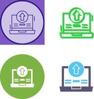 Upload Icon Design vector