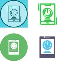 Power Icon Design vector