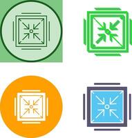 Minimize Icon Design vector