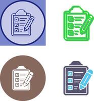 Checklist Icon Design vector