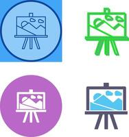 Canvas Icon Design vector