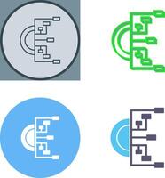 Flowchart Icon Design vector
