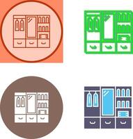 Wardrobe Icon Design vector