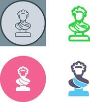 Statue Icon Design vector