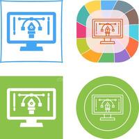 Elearning Icon Design vector