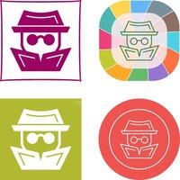 Hacker Icon Design vector