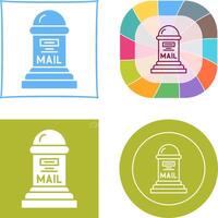 Mail Box Icon Design vector