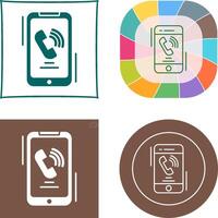 Incoming Call Icon Design vector